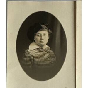 Antique RPPC Postcard Portrait Ephemera Young Woman Graduation Souvenir Cards